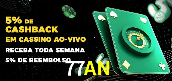 Promoções do cassino ao Vivo 77AN
